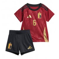 Fotbalové Dres Belgie Axel Witsel #6 Dětské Domácí ME 2024 Krátký Rukáv (+ trenýrky)